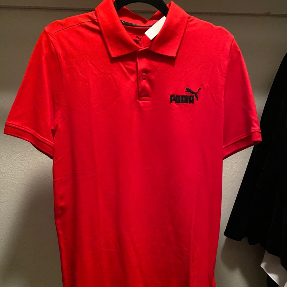 Men’s Small Puma Polo in Ferrari Red